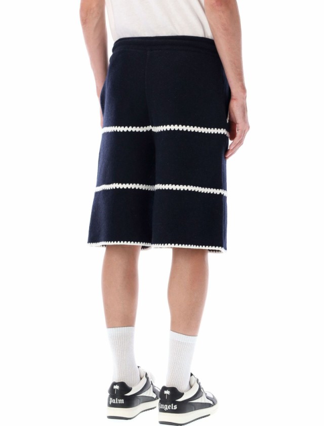 PALM ANGELS パーム エンジェルス NAVY/WHITE ショーツ メンズ 秋冬2023 PMHM005E23KNI0014603 【関税・ 送料無料】【ラッピング無料】 iaの通販はau PAY マーケット BRANDSHOP・クラージュ au PAY マーケット－通販サイト