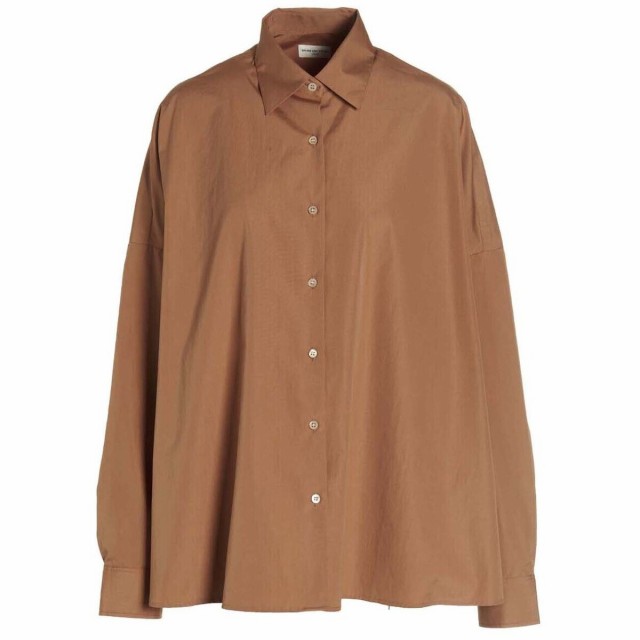 DRIES VAN NOTEN ドリス ヴァン ノッテン ベージュ Beige Casia shirt シャツ レディース 春夏2023  2310107056238102 【関税・送料無料】｜au PAY マーケット