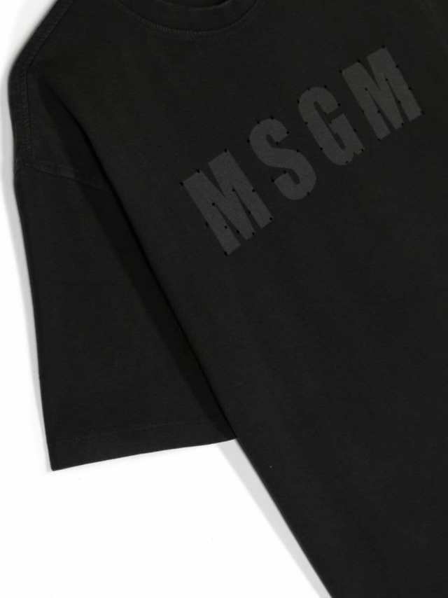 MSGM エムエスジーエム ブラック Nero トップス ボーイズ 秋冬2023 F3MSJUTH181 【関税・送料無料】【ラッピング無料】  ia｜au PAY マーケット