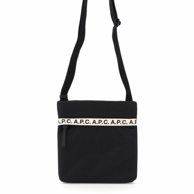 APC Repeat メッセンジャーバッグ ショルダー サコッシュ black-