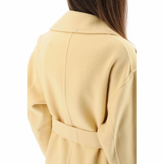 SPORTMAX スポーツマックス イエロー Giallo Sportmax bimba virgin wool belted coat コート  レディース 春夏2023 BIMBA 【関税・送料無｜au PAY マーケット