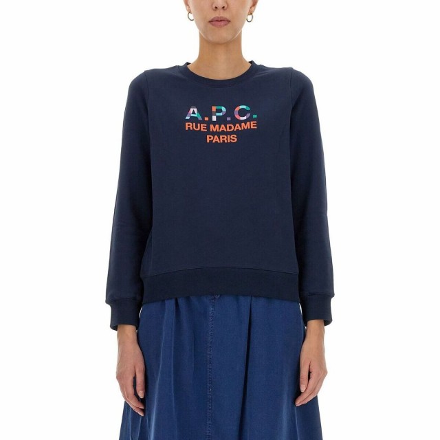 A.P.C アー ペー セー ブルー BLU トレーナー レディース 秋冬2022