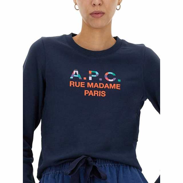 A.P.C アー ペー セー ブルー BLU トレーナー レディース 秋冬2022