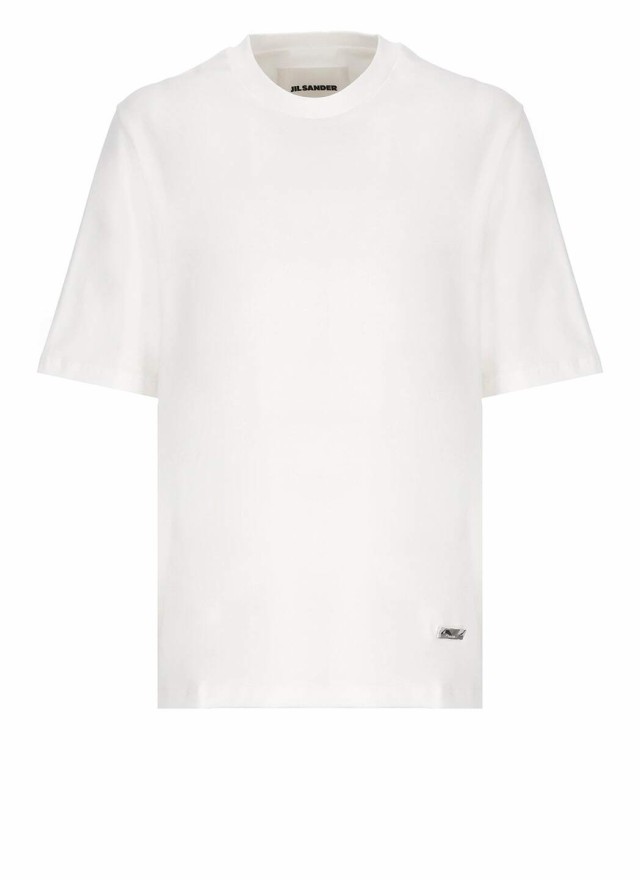 JIL SANDER ジルサンダー ホワイト White Tシャツ レディース 秋冬2023 J02GC0109 J20073102  【関税・送料無料】【ラッピング無料】 ia｜au PAY マーケット