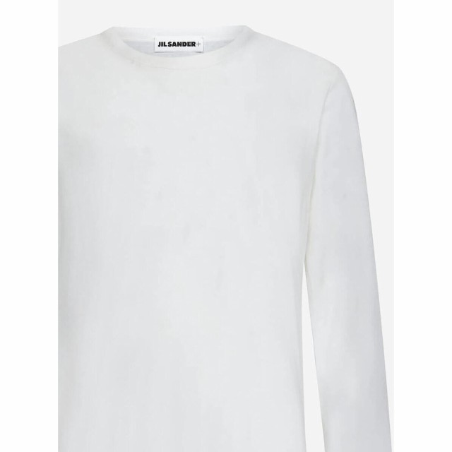 JIL SANDER ジル サンダー ホワイト White Tシャツ メンズ 秋冬2023