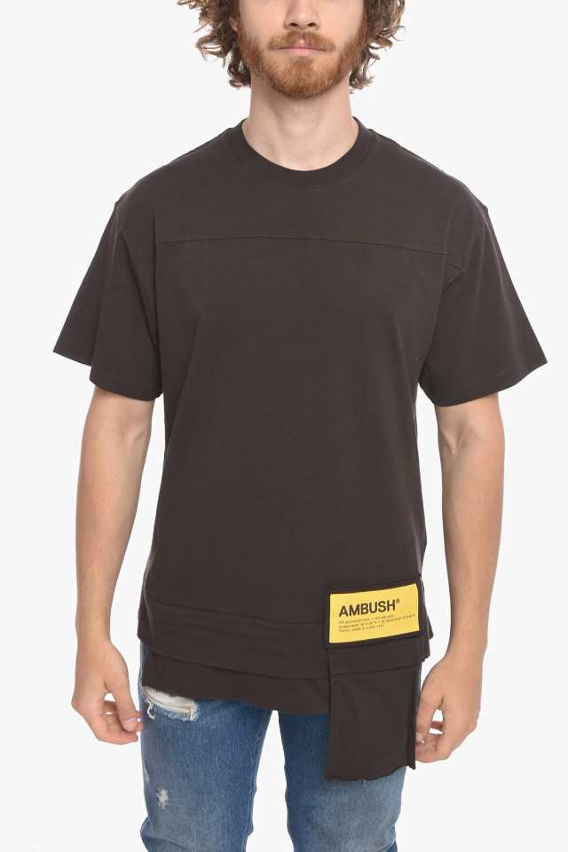 AMBUSH アンブッシュ トップス BMAA004F21JER0016418 メンズ CREW NECK WAIST POCKET COTTON  T-SHIRT 【関税・送料無料】【ラッピング無｜au PAY マーケット