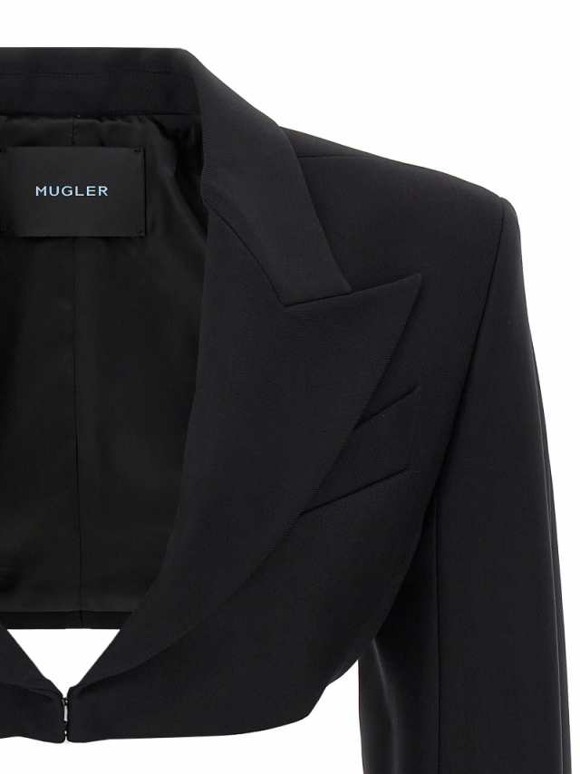 MUGLER ミュグレー ブラック Black ジャケット レディース 秋冬2023 23W1VE03801821999  【関税・送料無料】【ラッピング無料】 ia｜au PAY マーケット