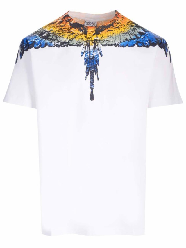 MARCELO BURLON マルセロ バーロン WHITE Tシャツ メンズ 秋冬2023