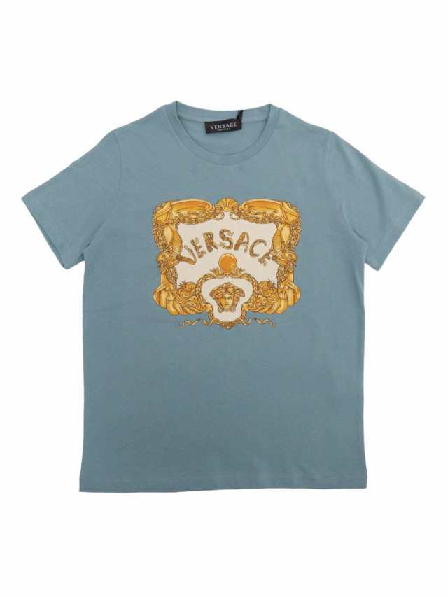 VERSACE ヴェルサーチェ ブルー LIGHT BLUE トップス ボーイズ 秋冬