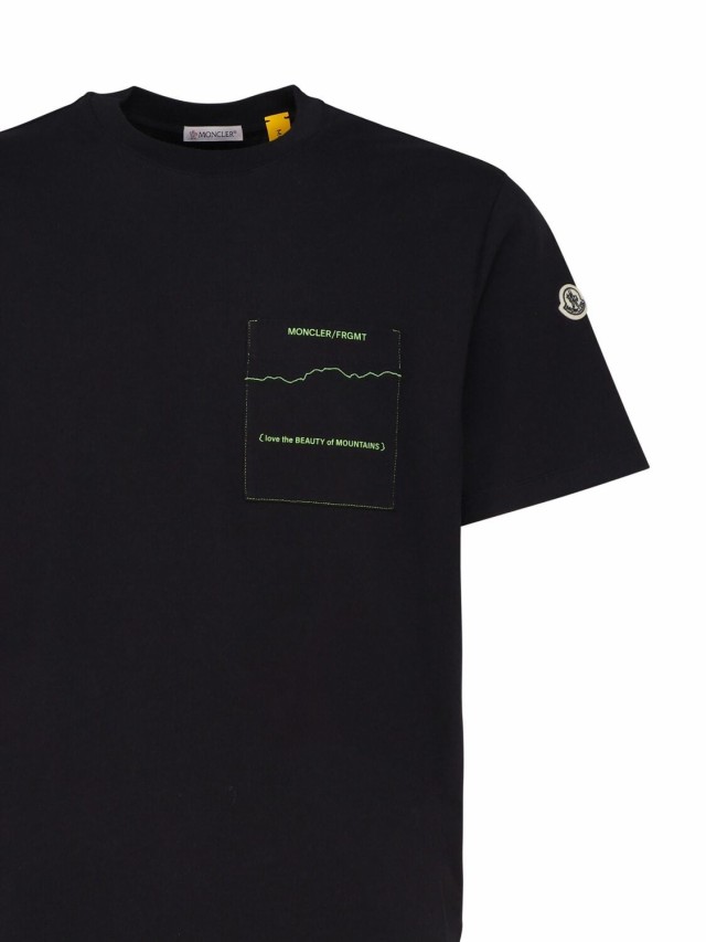 MONCLER GENIUS モンクレール ジーニアス ブラック Black Tシャツ