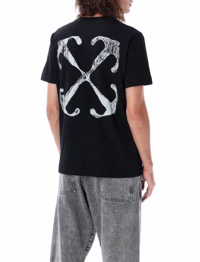 OFF WHITE オフホワイト BLACK/WHITE Tシャツ メンズ 秋冬2023 OMAA027F23JER0101001  【関税・送料無料】【ラッピング無料】 ia｜au PAY マーケット