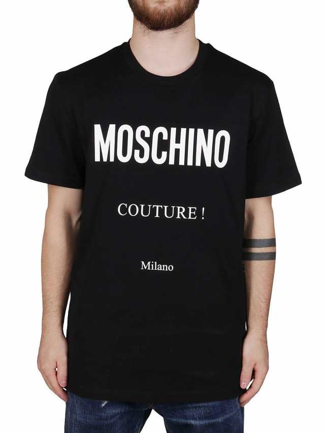 MOSCHINO モスキーノ Black Tシャツ メンズ 秋冬2023 J0719 5240 1555 【関税・送料無料】【ラッピング無料】  ia｜au PAY マーケット