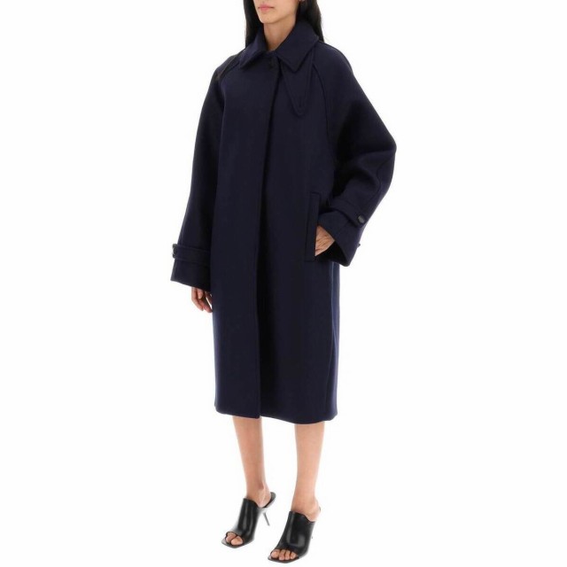 FERRAGAMO フェラガモ ブルー Blu Salvatore ferragamo wool cocoon coat コート レディース  秋冬2023 13C6440766812 【関税・送料無料】｜au PAY マーケット