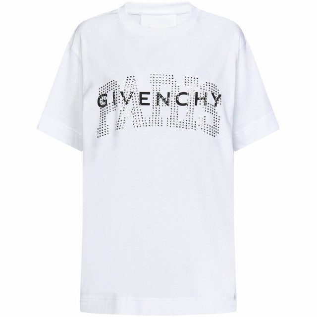 GIVENCHY ジバンシィ ホワイト Bianco Tシャツ レディース 春夏2023