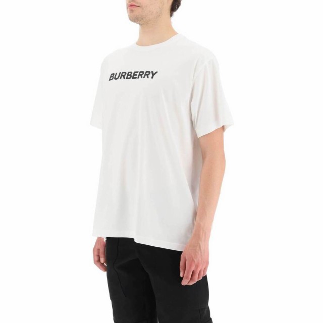 BURBERRY バーバリー WHITE Tシャツ メンズ 春夏2023 8055309 HARRISTONA1464 【ラッピング無料】 ia  強い雪