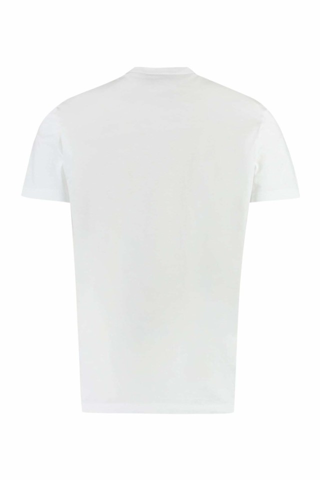 DSQUARED2 ディースクエアード ホワイト White Tシャツ メンズ 秋冬