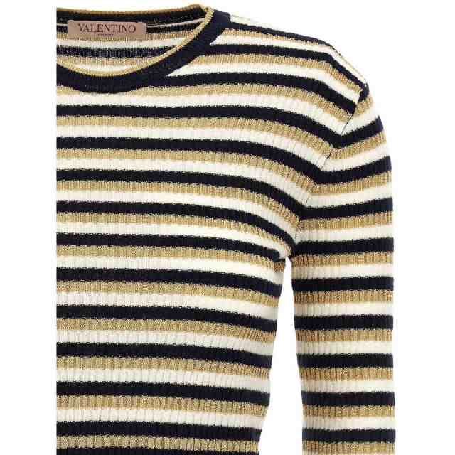 VALENTINO GARAVANI ヴァレンティノ ガラヴァーニ Multicolor Valentino Striped sweater  ニットウェア レディース 秋冬2023 3B3KC47S839｜au PAY マーケット