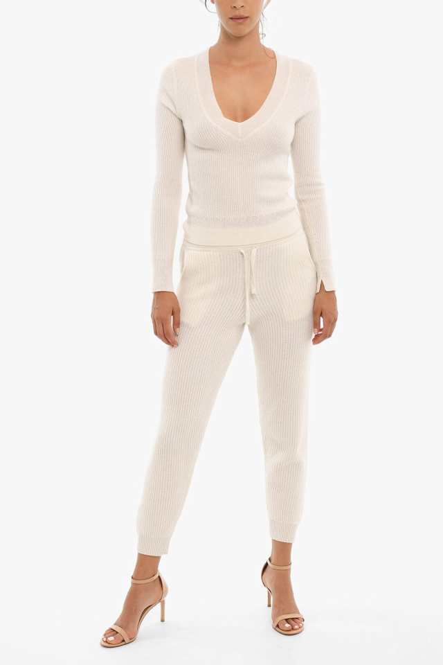 RAG＆BONE ラグ＆ボーン パンツ WAS21HS052AU38 0 IVORY レディース CASHMERE PIERCE JOGGES  【関税・送料無料】【ラッピング無料】 dk｜au PAY マーケット