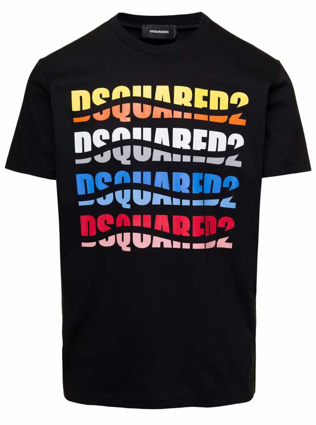 DSQUARED2 ディースクエアード ブラック Black Tシャツ メンズ 春夏