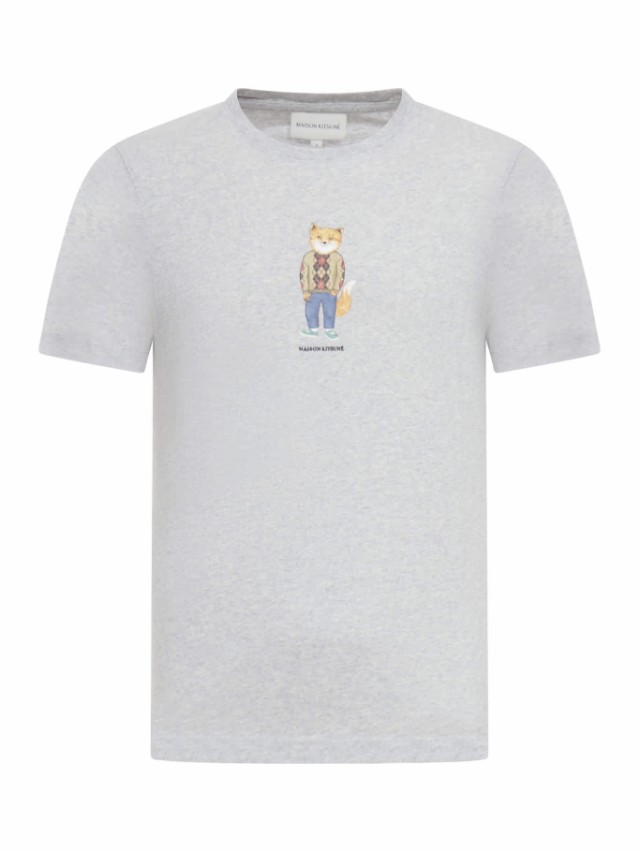 MAISON KITSUNE メゾン キツネ グレー Grey Tシャツ メンズ 春夏2023