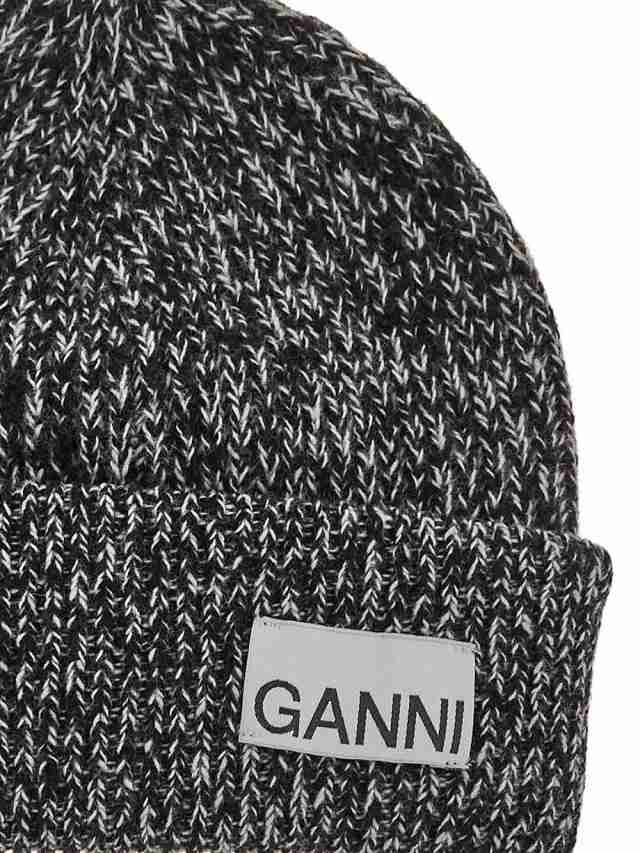GANNI ガニー ブラック Black 帽子 レディース 秋冬2023 A4938 099