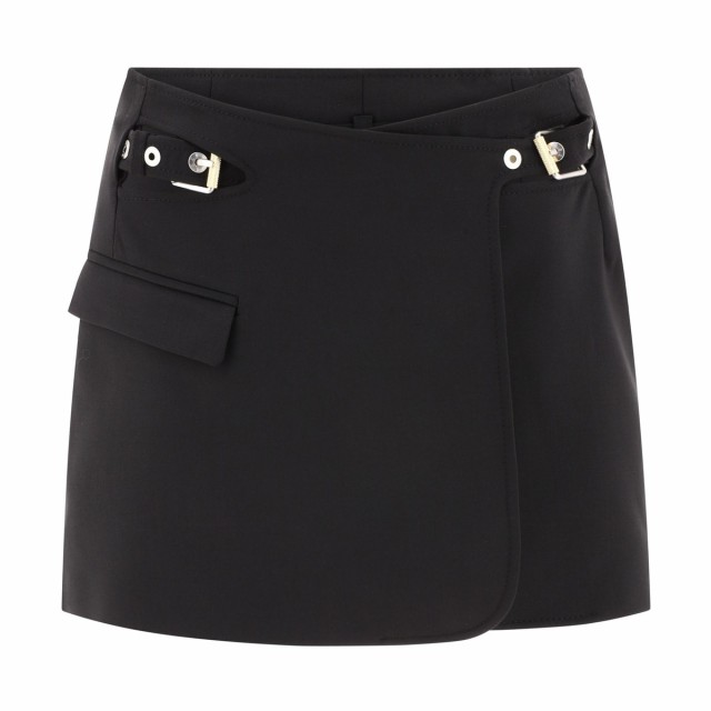 DION LEE ディオンリー ブラック Black ”Interlock Blazer” skirt
