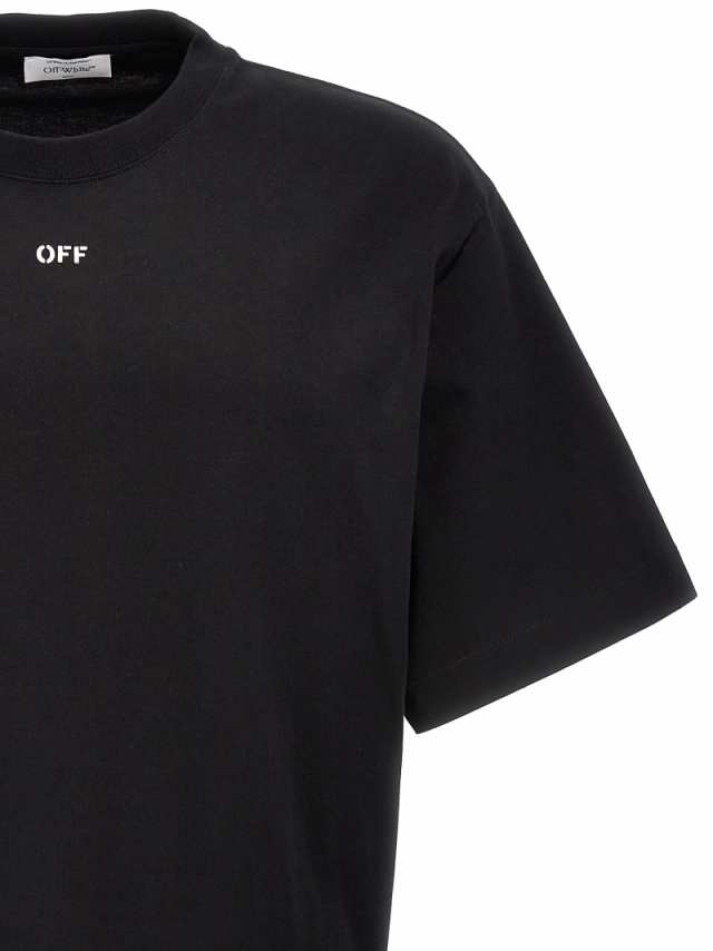 OFF WHITE オフホワイト ブラック Nero Tシャツ メンズ 秋冬2023 OMAA120F23JER0011001 1001  【関税・送料無料】【ラッピング無料】 ia｜au PAY マーケット