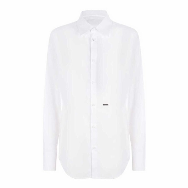 DSQUARED2 ディースクエアード Bianco シャツ レディース 秋冬2022 S75DL0808 S36275-100  【関税・送料無料】【ラッピング無料】 ia｜au PAY マーケット