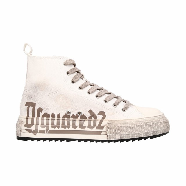 DSQUARED2 ディースクエアード ホワイト White Berlin sneakers