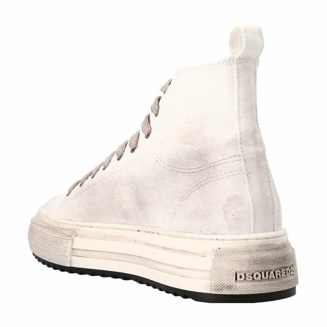 DSQUARED2 ディースクエアード ホワイト White Berlin sneakers