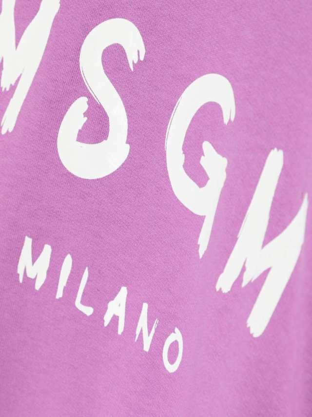 MSGM エムエスジーエム スウェット ボーイズ 秋冬2023 F3MSJUSW022 071 LILLA 【関税・送料無料】【ラッピング無料】  ia｜au PAY マーケット