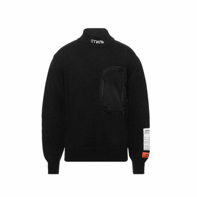 HERON PRESTON ヘロン プレストン ブラック Black ニットウェア メンズ