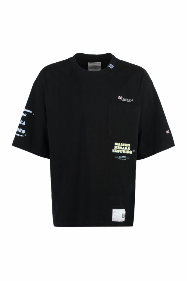 MIHARA YASUHIRO ミハラヤスヒロ ブラック black Tシャツ メンズ 春夏