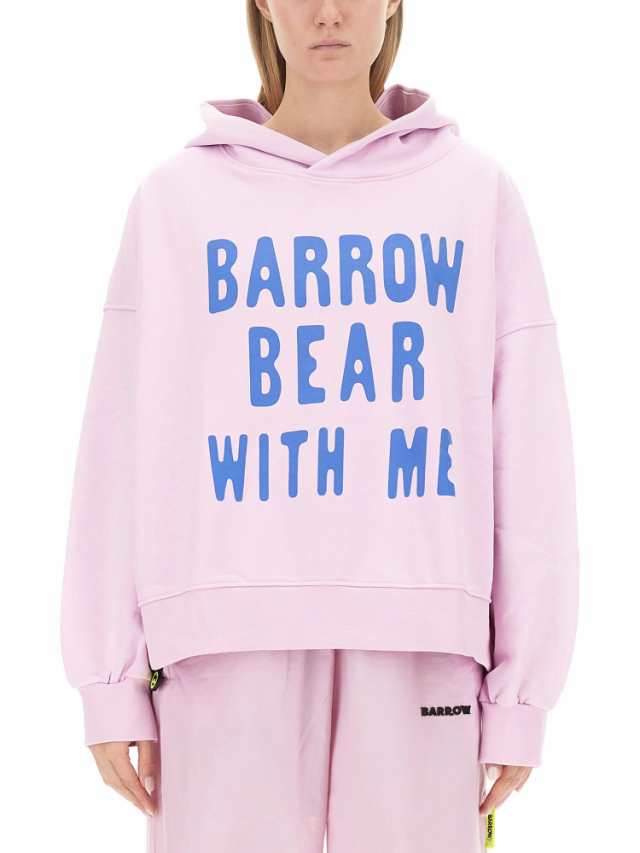 BARROW バロー ピンク ROSA トレーナー レディース 秋冬2023 F3BWWOHS171_BW014 【関税・送料無料】【ラッピング無料】  ia｜au PAY マーケット