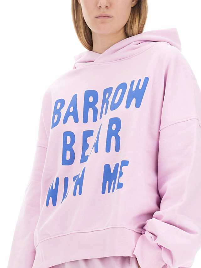 BARROW バロー ピンク ROSA トレーナー レディース 秋冬2023 F3BWWOHS171_BW014 【関税・送料無料】【ラッピング無料】  ia｜au PAY マーケット