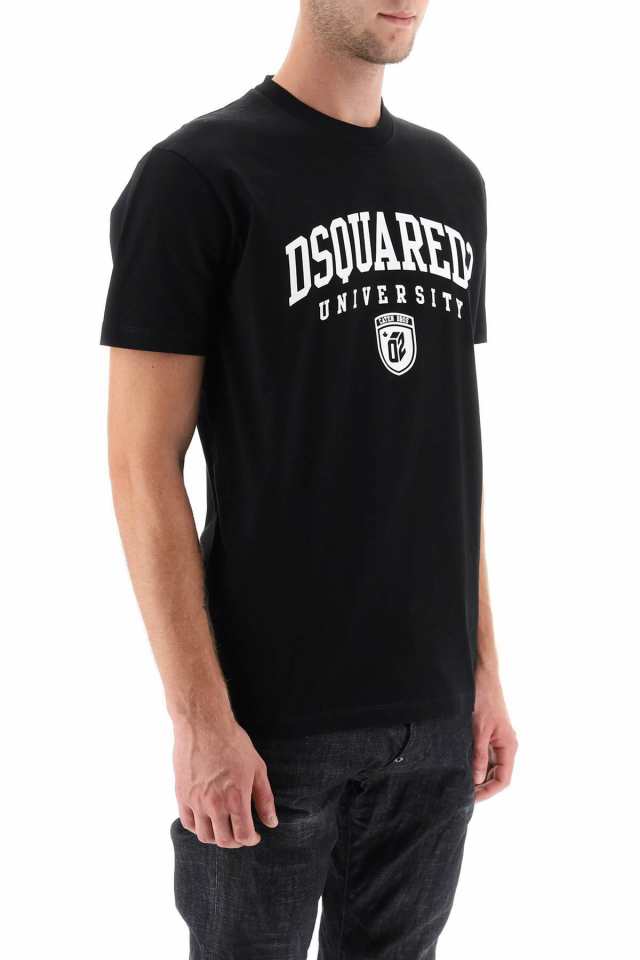 DSQUARED2 ディースクエアード ブラック BLACK Tシャツ メンズ 秋冬