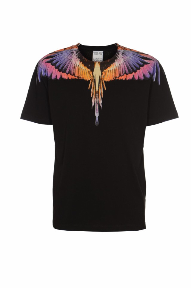 MARCELO BURLON マルセロ バーロン Black/Pink Tシャツ メンズ 秋冬2023 CMAA018F23JER001 1030  【関税・送料無料】【ラッピング無料】 i｜au PAY マーケット