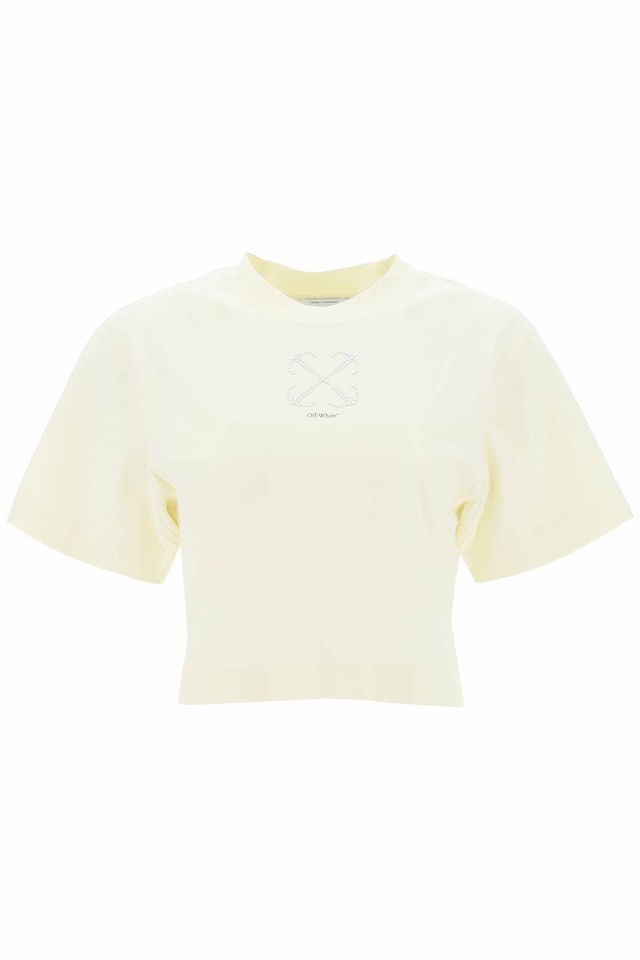 OFF WHITE オフホワイト Beige Tシャツ レディース 秋冬2023 OWAA090F23JER002 6110  【関税・送料無料】【ラッピング無料】 ia｜au PAY マーケット