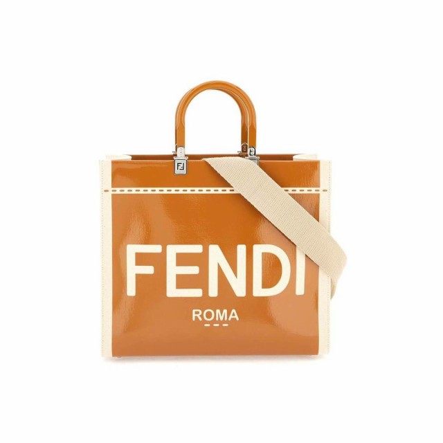 フェンディ FENDI トートバッグ サンシャイン ミディアム FENDI ROMA パテント 2023年春夏新作 8BH386 ANT7