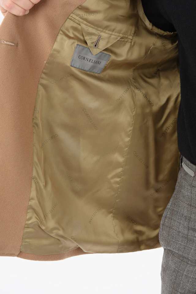 CORNELIANI コルネリアーニ Beige コート 88603C 0812287 035 メンズ LINED DOUBLE-BREASTED  COAT WITH PEAK LAPEL 【関税・送料無料】【の通販はau PAY マーケット BRANDSHOP・クラージュ au PAY  マーケット－通販サイト
