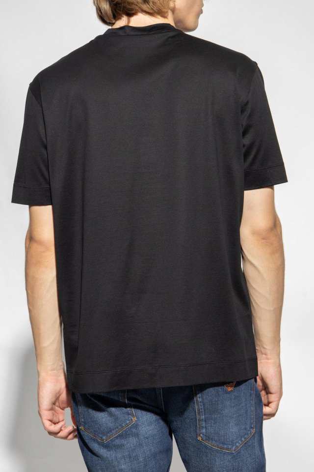 EMPORIO ARMANI エンポリオ アルマーニ ブラック Nero Tシャツ メンズ 秋冬2023 6R1T78 1JUVZ0999  【関税・送料無料】【ラッピング無料】｜au PAY マーケット