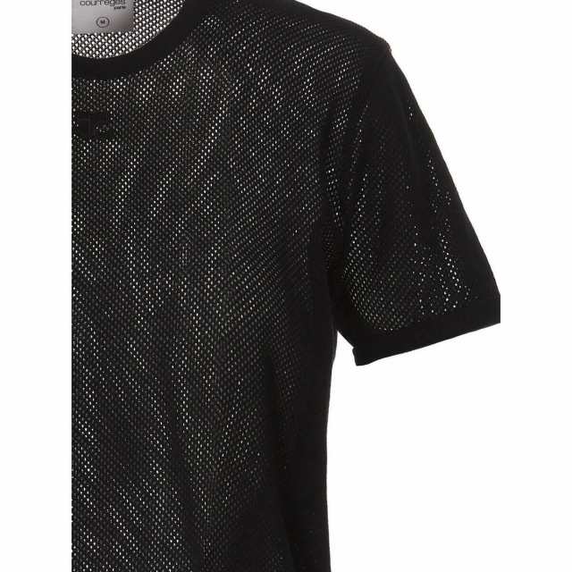 COURREGES クレージュ ブラック Black Tシャツ メンズ 春夏2023