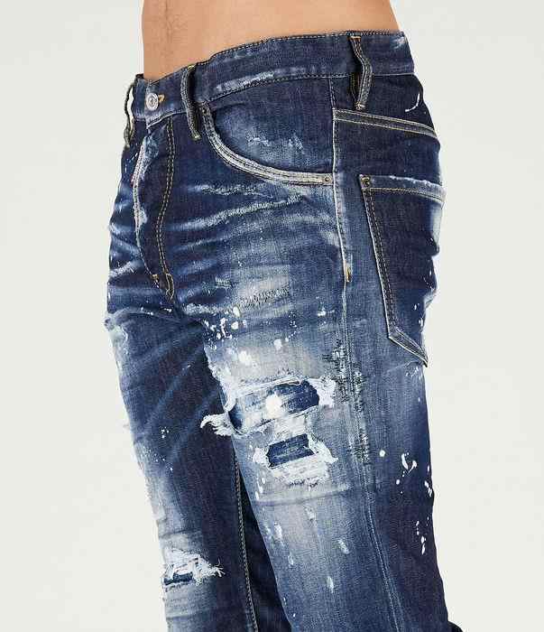 オーダ品 DSQUARED2 ディースクエアード Blue パンツ メンズ 秋冬2023