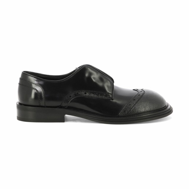 FERRAGAMO フェラガモ ブラック Black Derby with contrasting toe