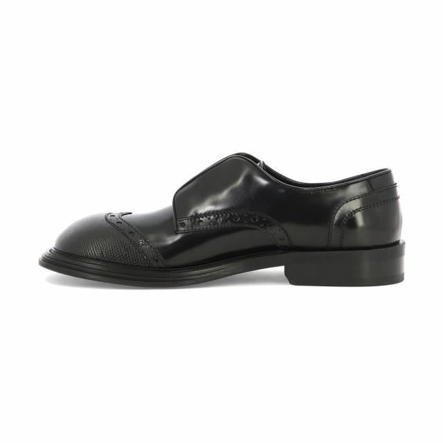 FERRAGAMO フェラガモ ブラック Black Derby with contrasting toe