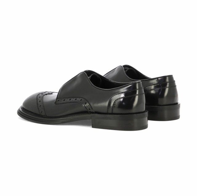 FERRAGAMO フェラガモ ブラック Black Derby with contrasting toe