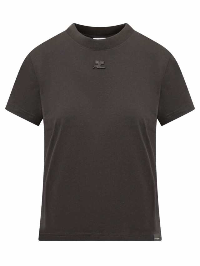 COURREGES クレージュ ブラック Black Tシャツ レディース 秋冬2023