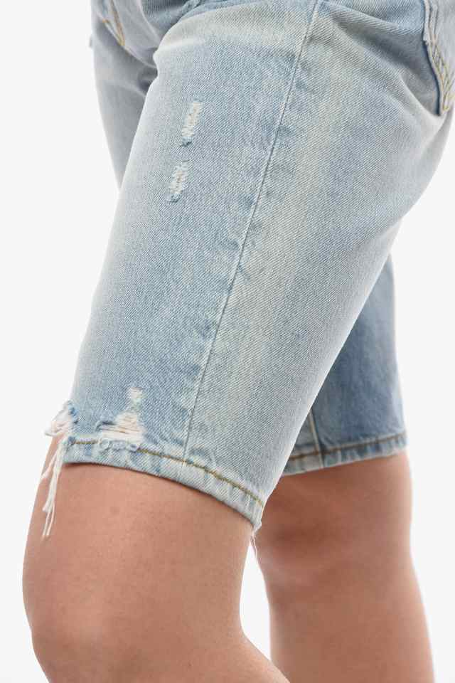 FRAME フレーム Blue デニム LVB385DE/K CL レディース VINTAGE EFFECT DENIM SHORTS  【関税・送料無料】【ラッピング無料】 dk｜au PAY マーケット