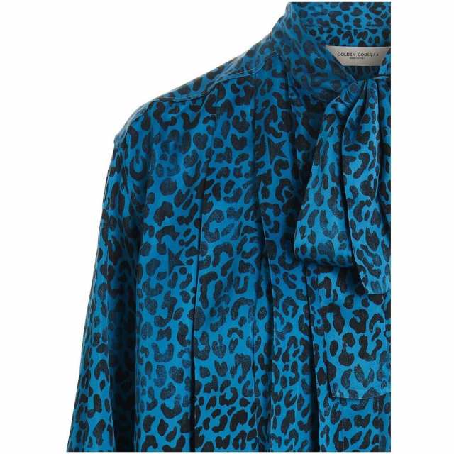 GOLDEN GOOSE ゴールデン グース デラックス ブランド Blue Faded leopard shirt シャツ レディース 春夏2022 GWP01104P0007098163881638|au PAY マーケット