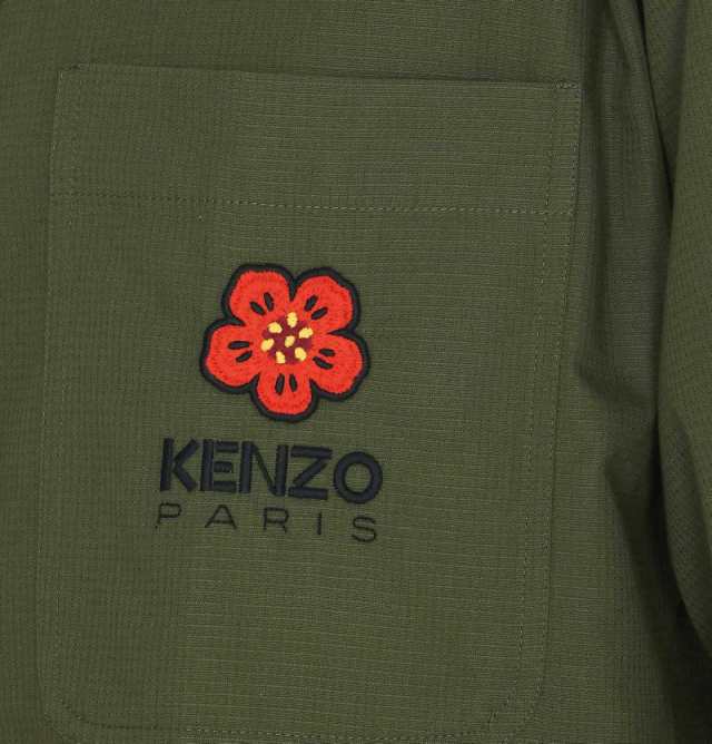 KENZO ケンゾー カーキ Khaki シャツ メンズ 秋冬2023 FD65CH5079LA #51 【関税・送料無料】【ラッピング無料】  ia｜au PAY マーケット